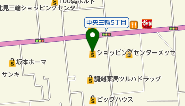 ペットショッププリティワンワン 北見メッセ店の地図画像