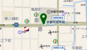 マーキー ゼスト御池店の地図画像