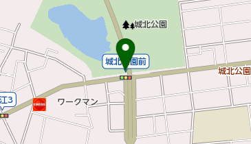城北公園の地図画像