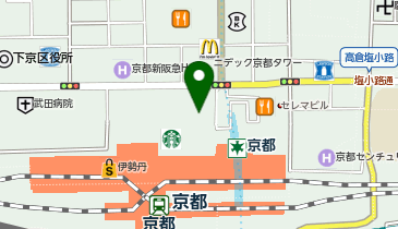 ル タロン 京都駅前地下街ポルタ店の地図画像