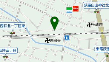 オメガ東京の地図画像