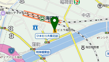 QBハウス(キュービーハウス) ハローズ海田市駅前店の地図画像