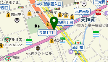 ちふれ 福岡三越店の地図画像