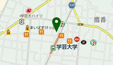 名代 富士そば 学芸大学駅前店の地図画像