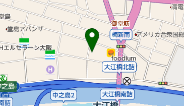 サロン ド グランマーブル堂島の地図画像