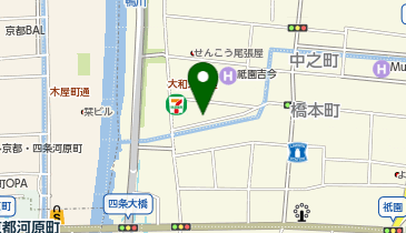 熊の焼鳥 祇園白川の地図画像