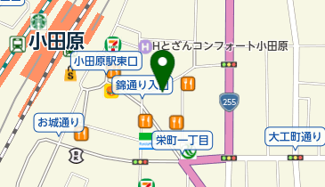 個室居酒屋 琴 小田原本店の地図画像