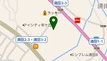 ダイナム北海道札幌清田店 ゆったり館の地図画像