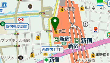 ISHIYA G(イシヤ ジー)京王百貨店 新宿店の地図画像