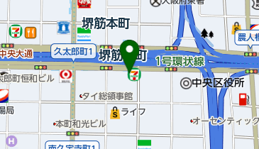 HERZ(ヘルツ) 大阪店の地図画像
