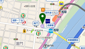 着物レンタルVASARA(バサラ) 浅草駅前店の地図画像