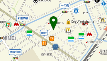 レモン社 横浜店の地図画像