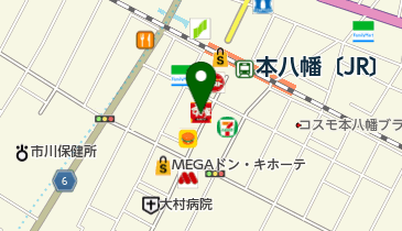 ミネルバ鍼灸整骨院の地図画像