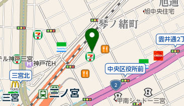 バジェット・レンタカー 三宮駅前店の地図画像