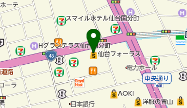 エスプレシャス 仙台フォーラス店の地図画像