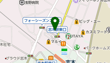 HAIR & MAKE EARTH(ヘア アンド メイク アース) 志木店の地図画像