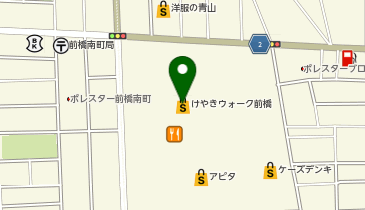 和真メガネ けやきウォーク前橋店の地図画像