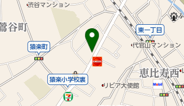 HALU(ハル)代官山動物病院の地図画像