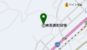 東吾妻町コンベンションホール ふれあいの館の地図画像