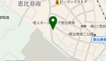 ワタナベエンターテイメントカレッジ 恵比寿A館の地図画像