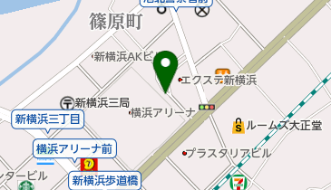 横浜アリーナ センテニアルホールの地図画像