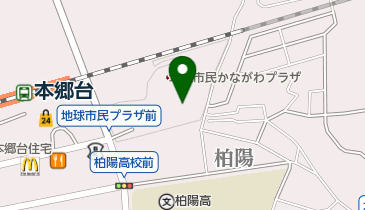 横浜市栄区民文化センターリリスの地図画像