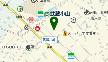 DAISO(ダイソー)武蔵小山駅前店の地図画像