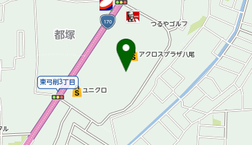 万代 八尾曙川店の地図画像