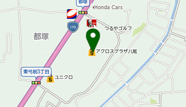 スーパードラッグシグマ アクロスプラザ八尾店の地図画像