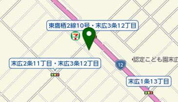 AGレンタカー旭川店の地図画像