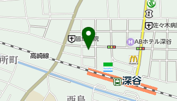 やきとん 祭花 深谷店の地図画像