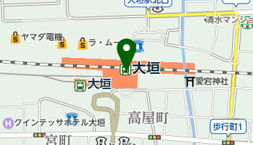 ホットヨガラウンジ LooP(ループ)大垣の地図画像