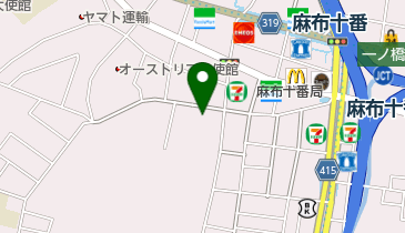 美コア東京スタジオ POWERED BY Reebok(パワード バイ リーボック)の地図画像