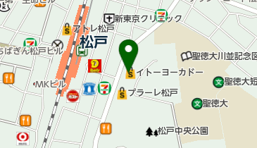 ジーユー イトーヨーカドー松戸店の地図画像