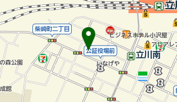 セイバン 立川の地図画像