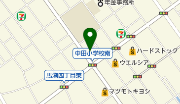 石川クリーニング 中田店/工場の地図画像