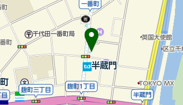 半蔵門ミュージアムの地図画像