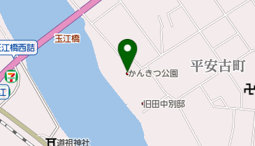 かんきつ公園の地図画像