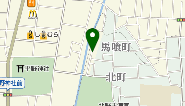 平野御土居の地図画像