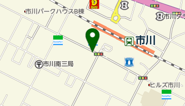 アエラス市川店の地図画像