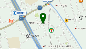 スタジオフィオーレ目黒の地図画像