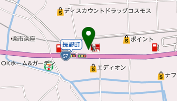 肉肉うどん 諫早店の地図画像