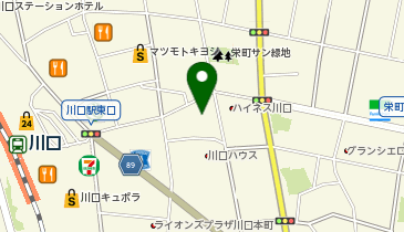 乃が美はなれ 川口販売店の地図画像