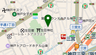 THE CAVE KOBE(ケイブ コウベ)の地図画像