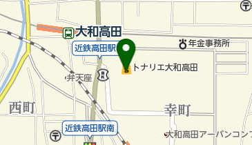 保険デザイン tonarie大和高田店の地図画像