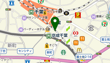 PERIE(ペリエ)千葉 ストリート1・ペリチカの地図画像