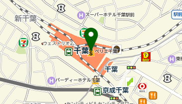 プラザ ペリエ千葉店の地図画像