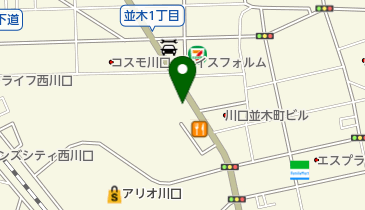 麺や 雅 川口店の地図画像