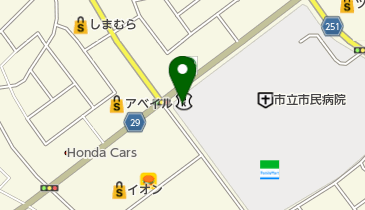 みちのくエブリデイプラザ田向の地図画像