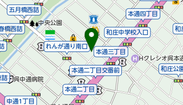 ピュアークック 中通店の地図画像